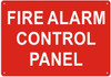 FIRE Alarm Control Panel Sign -