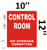 SIGNS CONTROL ROOM NO STORAGE