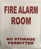 SIGNS FIRE Alarm Room Sign