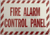 SIGNS FIRE Alarm Control Panel