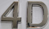 SIGNS Apartment Number 4D Sign/Mailbox Number Sign,