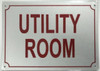 SIGNS UTILITY ROOM SIGN- REFLECTIVE !!! (ALUMINUM