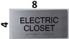 SIGNS Electric Closet -Tactile Touch