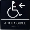 SIGNS ACCESSIBLE Left Braille SIGN
