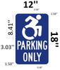 NYC "HANDICAP Parking" SIGN.