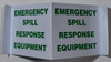 Emergency Spill Response Equipment 3D Projection Sign/Emergency Spill Response Equipment Hallway Sign