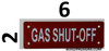 Gas Shut- Off Sign