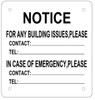 SIGNS Notice for Any Building