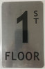 SIGNS 1st Floor Sign (Brush