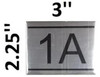 APARTMENT NUMBER SIGN -1A