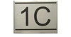 APARTMENT NUMBER SIGN -1C