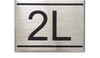 SIGNS APARTMENT NUMBER SIGN -2L