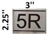 SIGNS APARTMENT NUMBER SIGN -5R