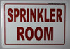 Sprinkler Room Sign Engineer Grade Reflective Aluminum Sign