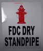 SIGNS FDC Dry Standpipe Sign