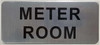 SIGNS METER ROOM SIGN (BRUSH