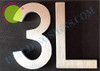 SIGNS Apartment Number 3L Sign