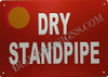 SIGNS Dry Standpipe Sign (Aluminium,