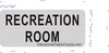 RECREATION ROOM SIGN