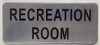 SIGNS RECREATION ROOM SIGN (BRUSH