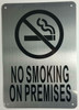 SIGNS RESTROOM SIGN (BRUSHED ALUMINUM