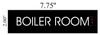 Boiler Room Sign