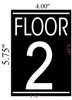 FLOOR NUMBER SIGNS