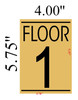 FLOOR NUMBER SIGNS