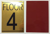 SIGNS FLOOR 4 SIGN -