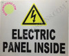 SIGNS Danger Electrical Panel Inside Sign (Brush