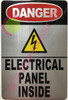 Danger Electrical Panel Inside Sign (Brush