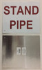 SIGNS STAND PIPE SIGN (