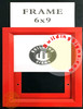 SIGNS Red Inspection Frame 6x9