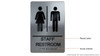 Restroom Sign ADA SIGN - The sensation line