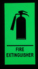 FIRE EXTINGUISHER Sign HEAVY DUTY /