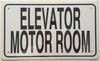 SIGNS ELECTRIC METER ROOM SIGN (White 6x10