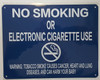 SIGNS NYC Smoke Free Act Sign"No Smoking