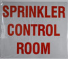 SIGNS SPRINKLER CONTROL ROOM SIGN