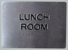 Lunch Room ADA Sign -Tactile Signs