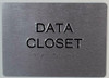 Data Closet ADA Sign -Tactile Signs