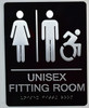 ACCESSIBLE Fitting Room Sign