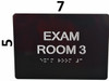 EXAM Room 3 Sign
