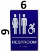 SIGNS Unisex ACCESSIBLE Restroom -