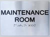 Maintenance Room ADA Sign