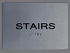 stairs ADA Sign -Tactile Signs (Aluminium,