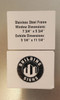 ELEVATOR INSPECTION NOTICE FRAMES