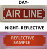 SIGNS AIR LINE SIGN (Red