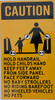 SIGNS Escalator Rules Sign (Aluminium,Duble