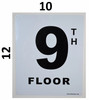 FLOOR NUMBER SIGNS