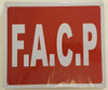 SIGNS FACP SIGN (Aluminium Reflective